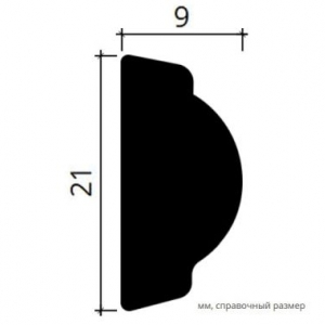 Размеры молдинга 1.51.378