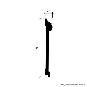 Размеры плинтуса 1.51.381