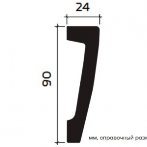 Размеры молдинга 1.51.387