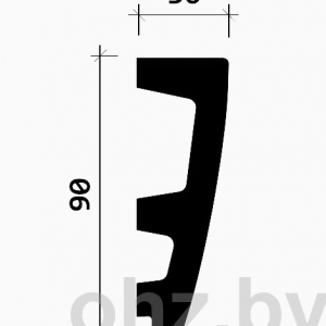 Размеры молдинга 1.51.387