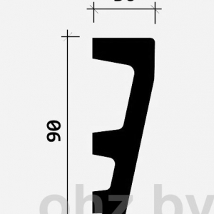Размеры молдинга 1.51.388