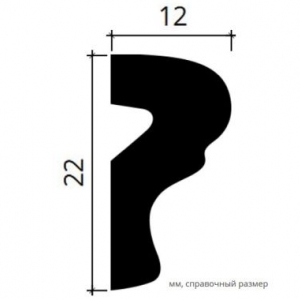 Размеры молдинга 1.51.401