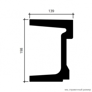 Размеры молдинга 1.51.602
