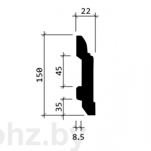 Размеры плинтуса 1.53.102