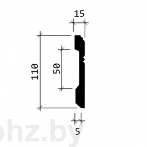 Размеры плинтуса 1.53.103