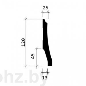 Размеры плинтуса 1.53.104