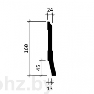 Размеры плинтуса 1.53.105