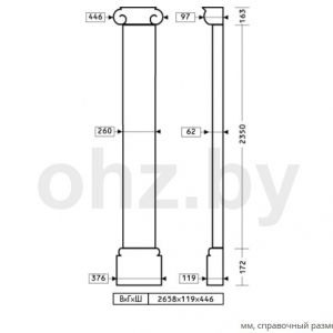 Размеры пилястры 4.20.202