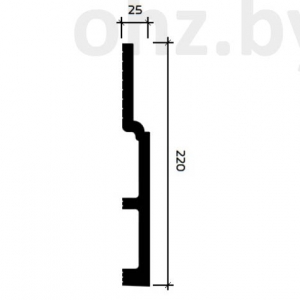 Размеры плинтуса 6.50.803