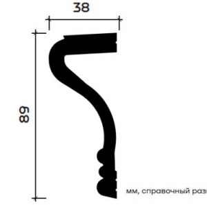 6.51.392 молдинг 9 см