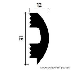 Молдинг 6.51.432, размеры