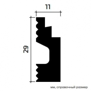 6.51.436 молдинг, размеры