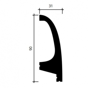 Размеры плинтуса 6.53.701