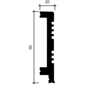 Размеры плинтуса 6.53.705