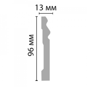 Плинтус напольный A015, размеры