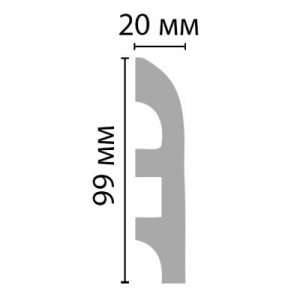 Размеры плинтуса A016