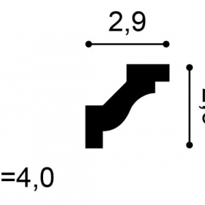 Размеры карниза C230
