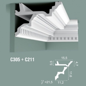 Комбинация карнизов C305 и C211
