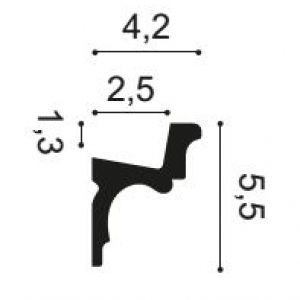 Размеры каниза C323