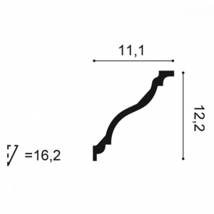 Размеры карниза C333