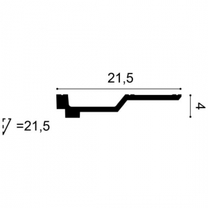 Размеры карниза С354