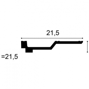 Размеры карниза С354
