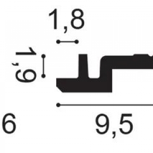 Размеры карниза C394