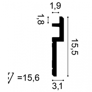 Размеры карниза C395