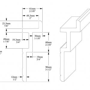 Карниз C396 ORAC