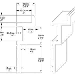 Карниз C396 ORAC