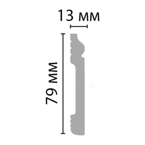 Размеры плинтуса D005