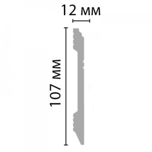 Размеры плинтуса D105
