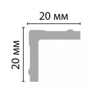 D116M угловой молдинг, схема