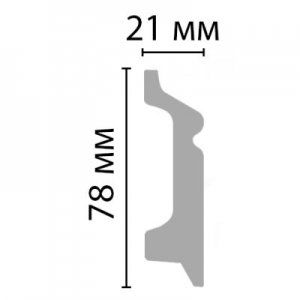 Размеры плинтуса D122