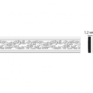 Широкий молдинг с рисунком D150B