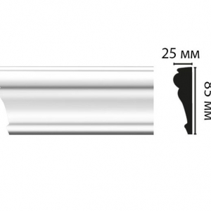 Широкий молдинг из дюрополимера