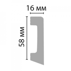 Размеры плинтуса D234-114