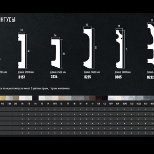 Плинтусы серии EcoLine