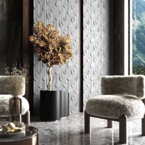 Панели decoplume в интерьере