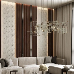 Панели decoplume в интерьере