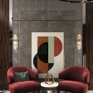Панели decoplume в интерьере