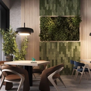 Панели decoplume в интерьере