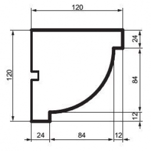 КС110 карниз. Схема.