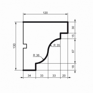 КС113 карниз, схема