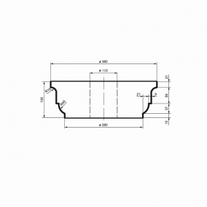 Размеры капители LC101-1