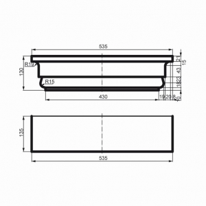 Размеры капители PC109