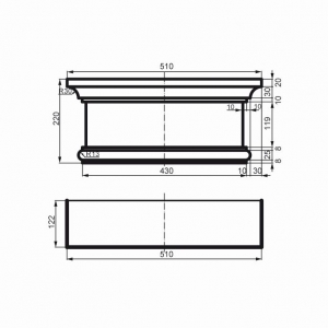 Размеры капители PC112