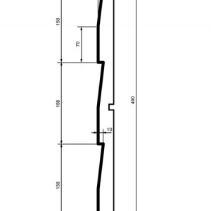 Схема панели HC102-30. Фасадная лепнина из полистирола по лучшим ценам в Минске.