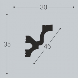 Карниз К11-35-30