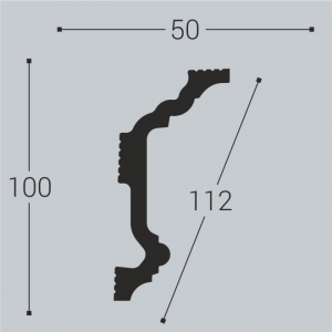 Карниз К4-100-50